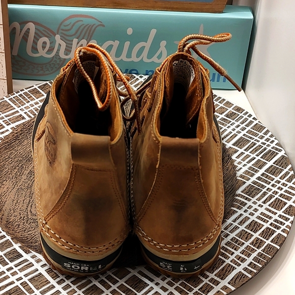 🥰 EUC Sorel Brand Out and About Ladies Leather Lace Up All Weather/Rainboot, 6 - Picture 9 of 16